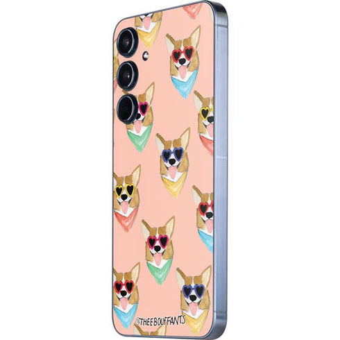 Bouffants and Broken Hearts Corgi Love Galaxy A36 5G Skin